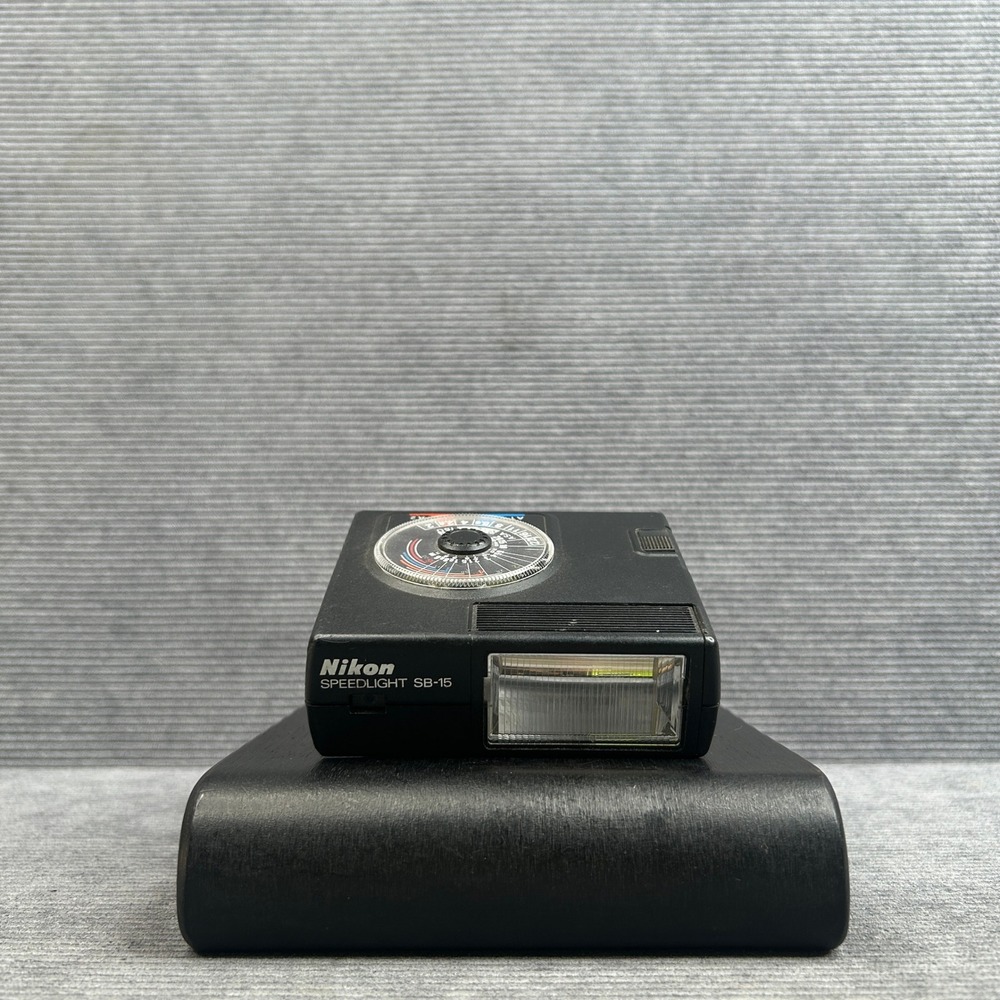 Nikon Speedlight SB-15 Black Shoe Mount Flash TTL Japan Vintage SLR Accessory